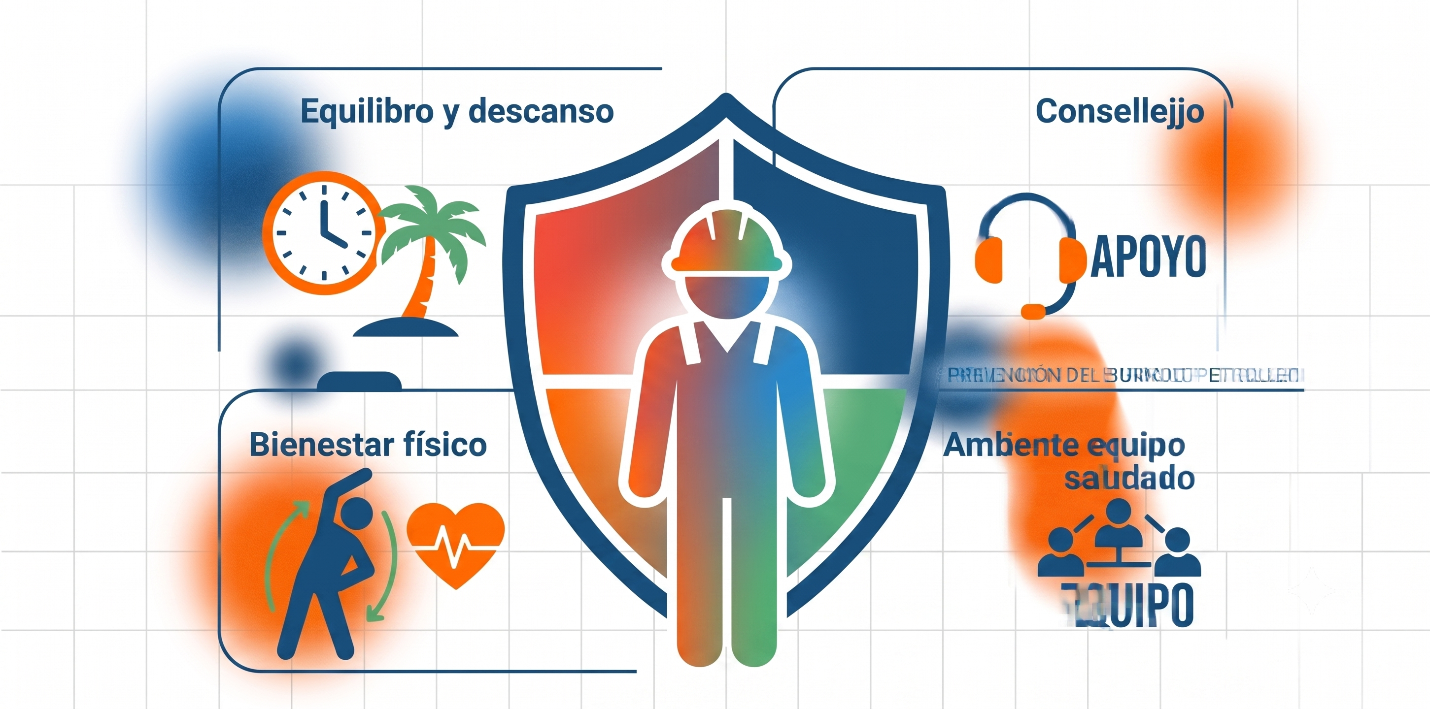 Trabajador realizando una pausa activa para prevenir el burnout laboral